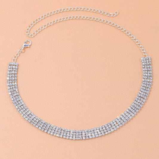 Versatile Personality Fashion Sexy Multi-row Necklace
